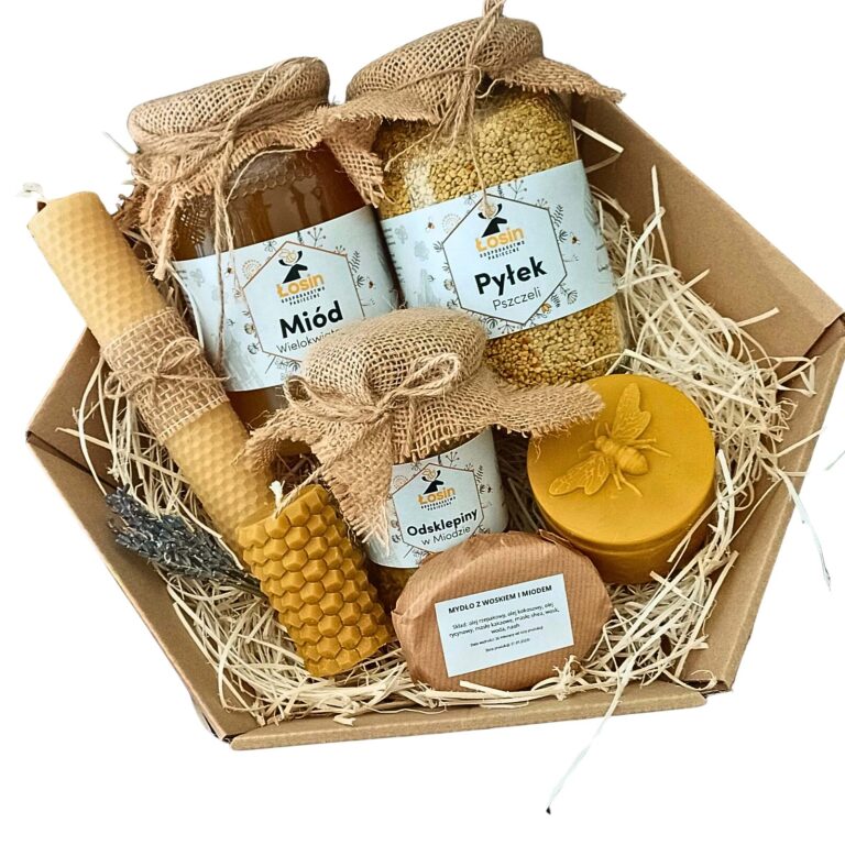 Prezent Podziękowanie Miód Świeca 1615