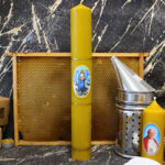 Świeca z wosku pszczelego GROMNICA 40X5CM