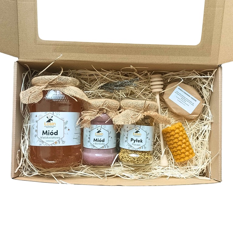 Prezent Podziękowanie Miód Świeca 1765