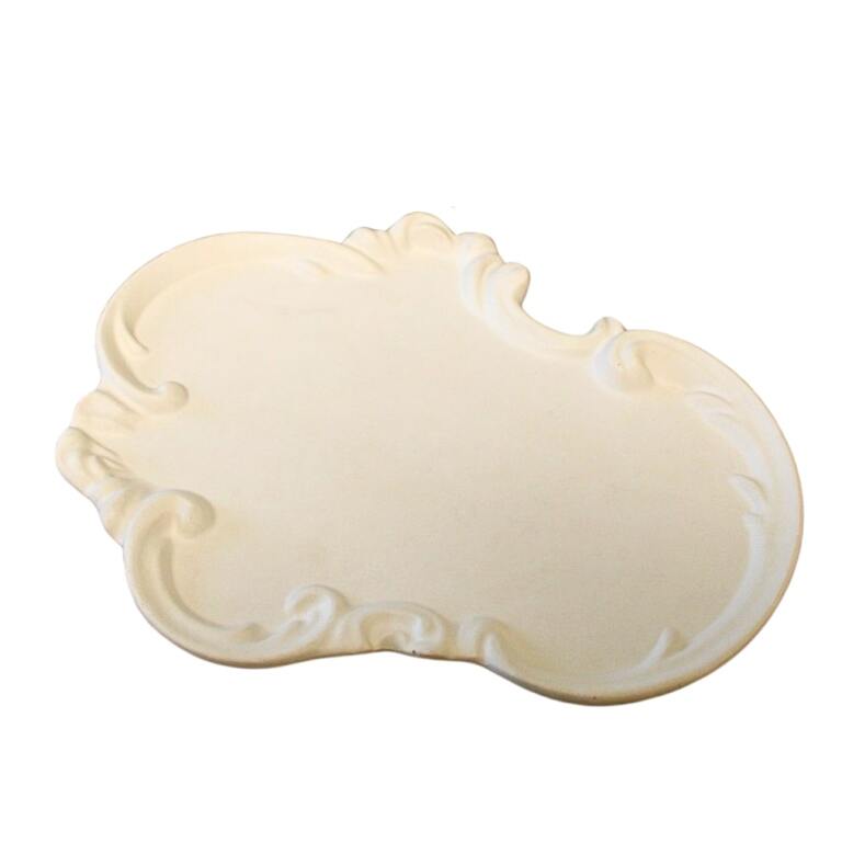 Podstawka z gipsu kremowa