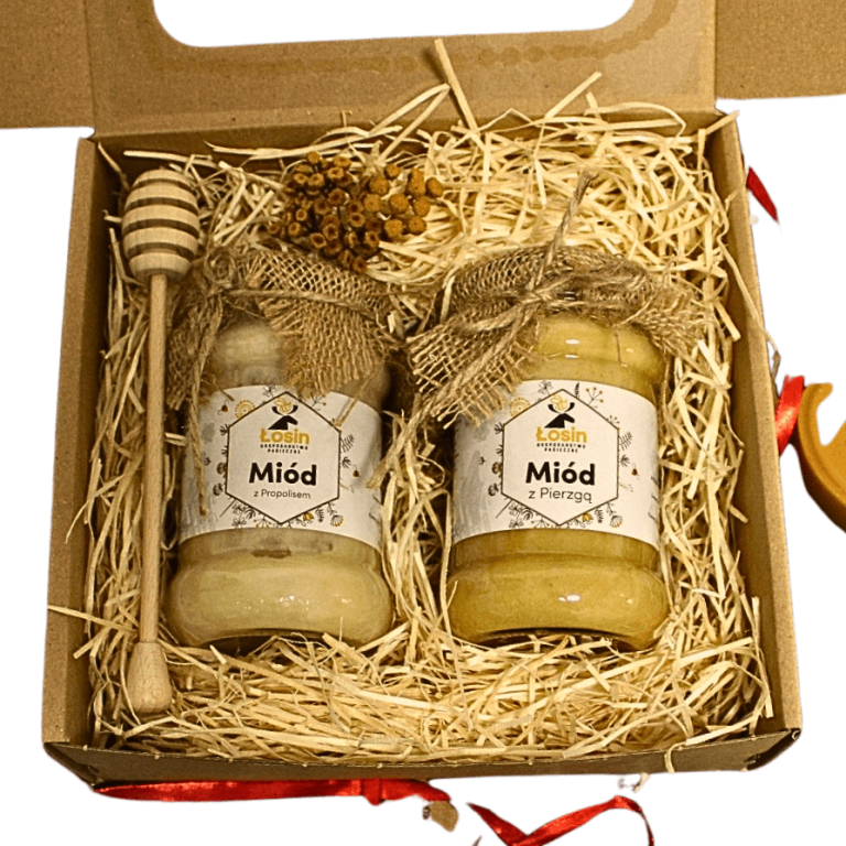 Prezent Podziękowanie Miód Świeca  2090