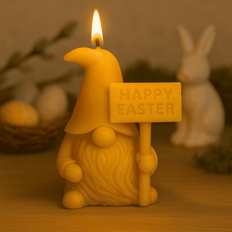 Świeca z wosku pszczelego KRASNAL WIELKANOCNY