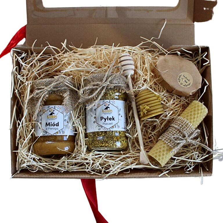 Prezent Podziękowanie Miód Świeca 1775