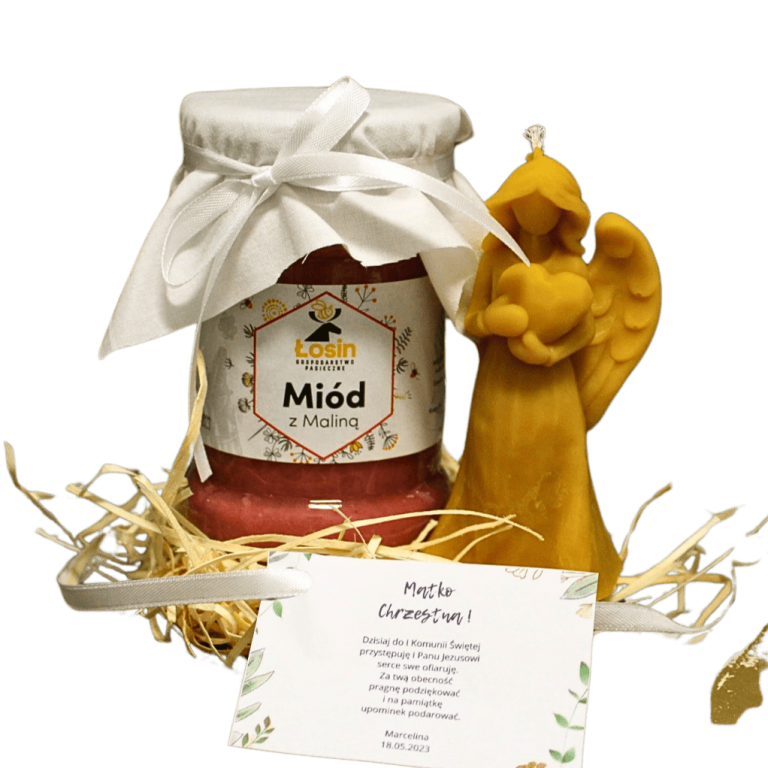 Podziękowanie Prezent dla Chrzestnych Komunia Chrzest  2170