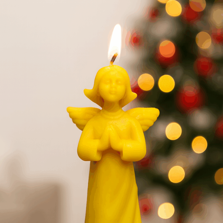 Świeca z wosku pszczelego WYSOKI ANIOŁ