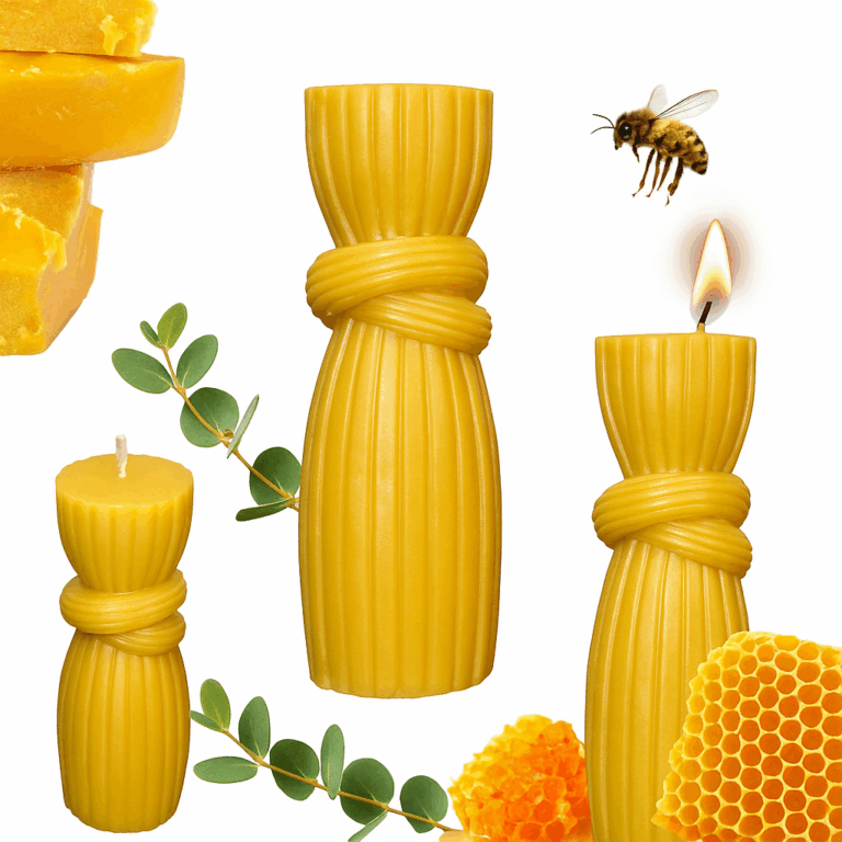 Świeca z wosku pszczelego WĘZEŁ DUŻY