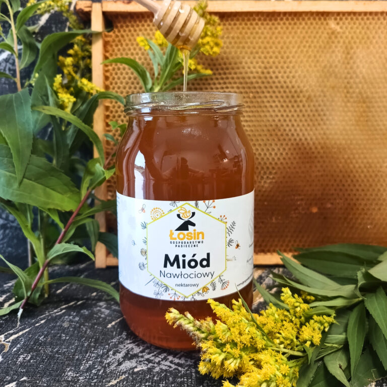 Miód nawłociowy 1200 g - 2025 STAŁY