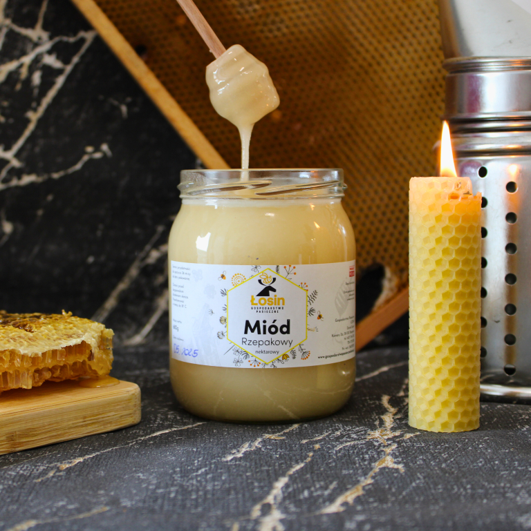 Miód rzepakowy 680 g - 2025 BRAK