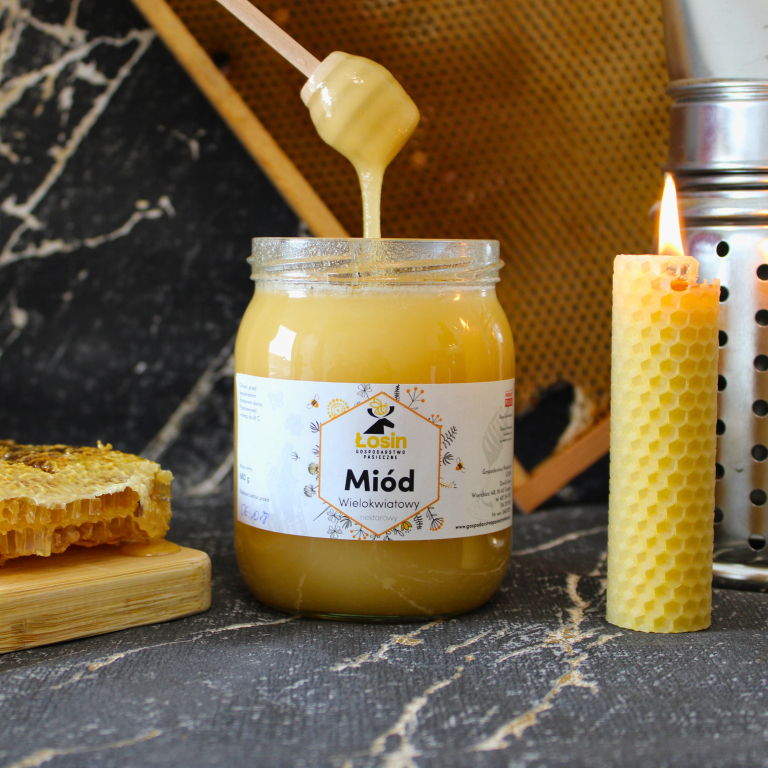 Miód wielokwiatowy wiosenny (mniszek) 680 g - 2025 OSTATNIE SZTUKI