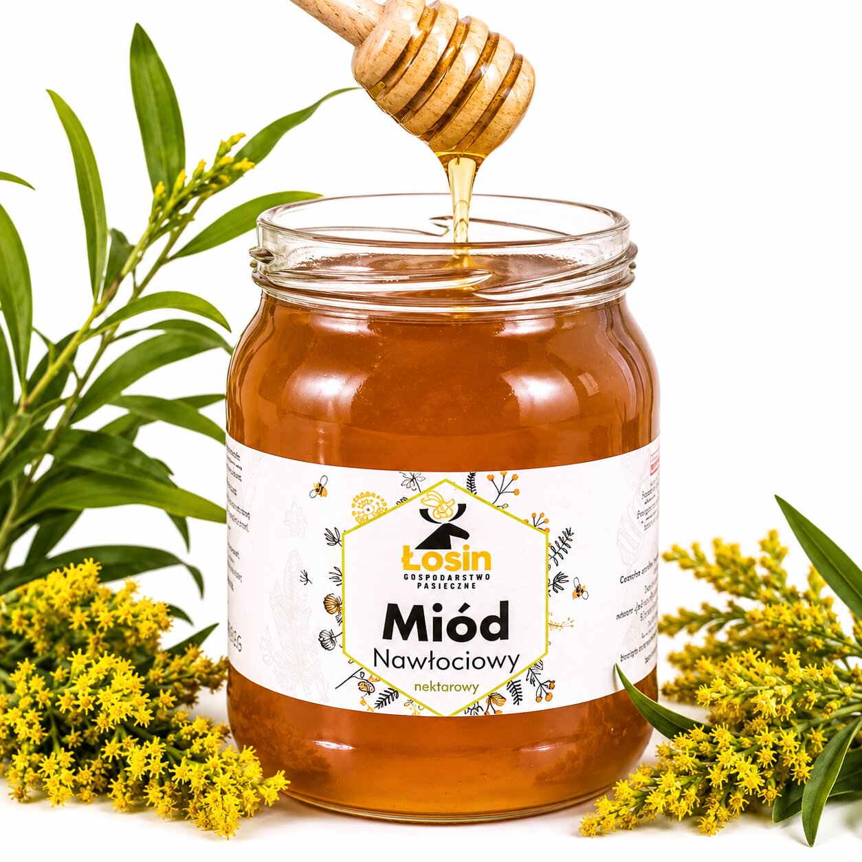 Miód nawłociowy 680 g - obrazek 3