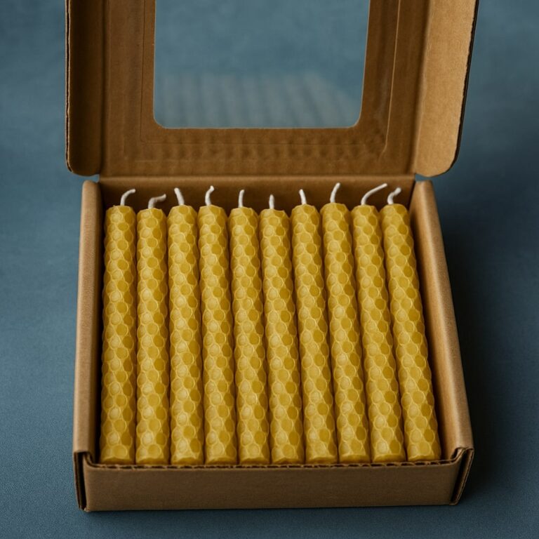 Świeca z wosku pszczelego INTENCYJNE 14cm - 25 szt.