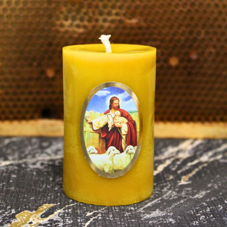 Świeca z wosku pszczelego 8/5cm