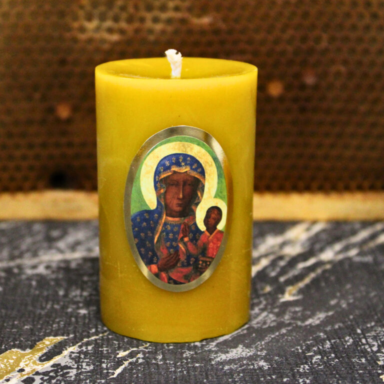 Świeca z wosku pszczelego 8/5cm