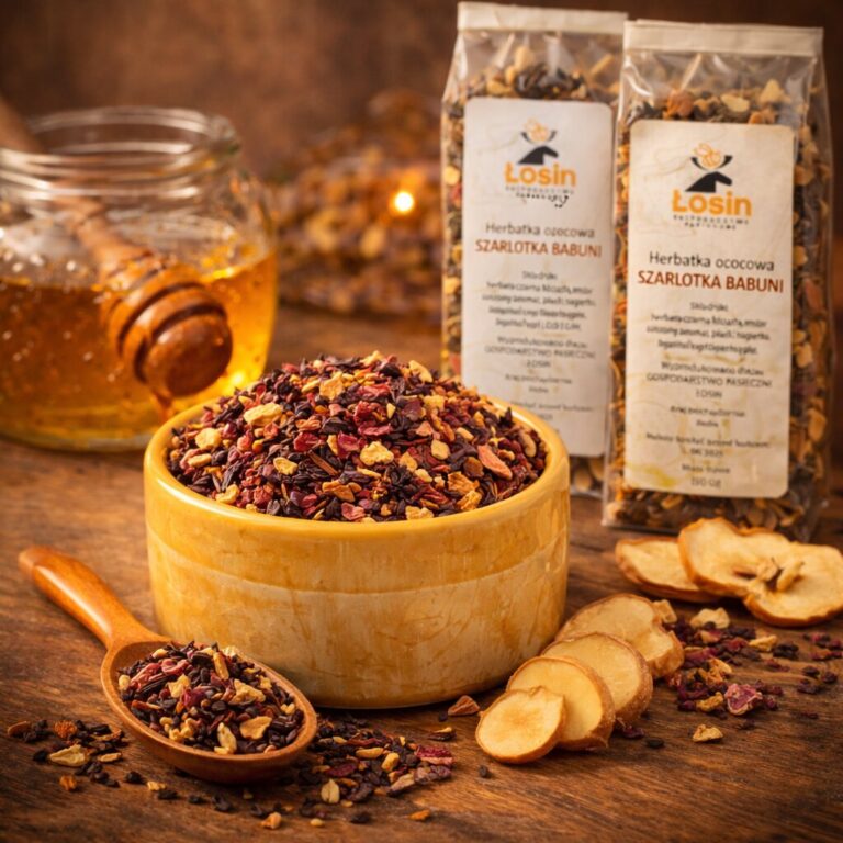 Herbata owocowa Szarlotka Babuni 50G z jabłkiem i hibiskusem