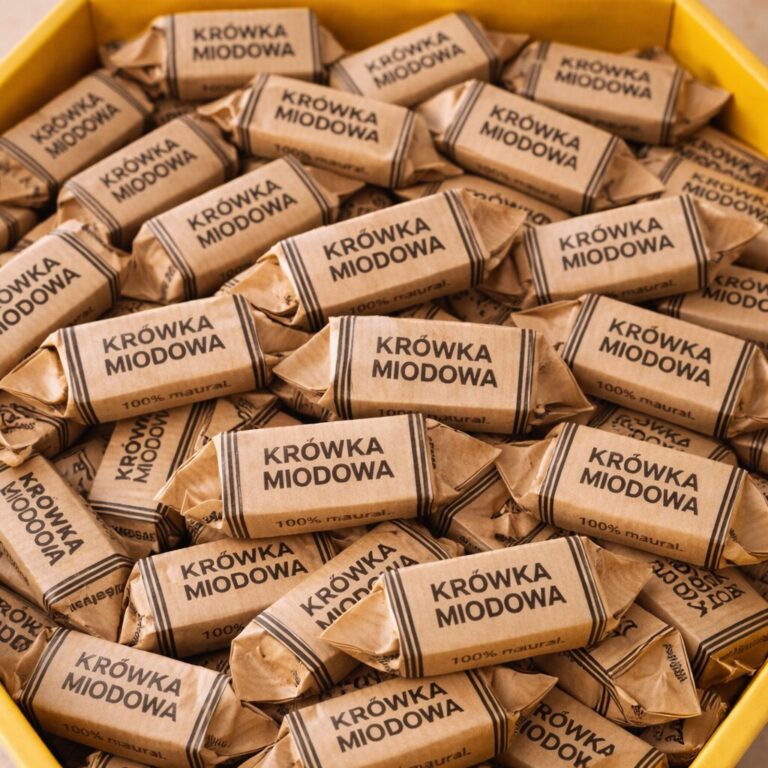 Krówka Miodowa Mleczna 1kg