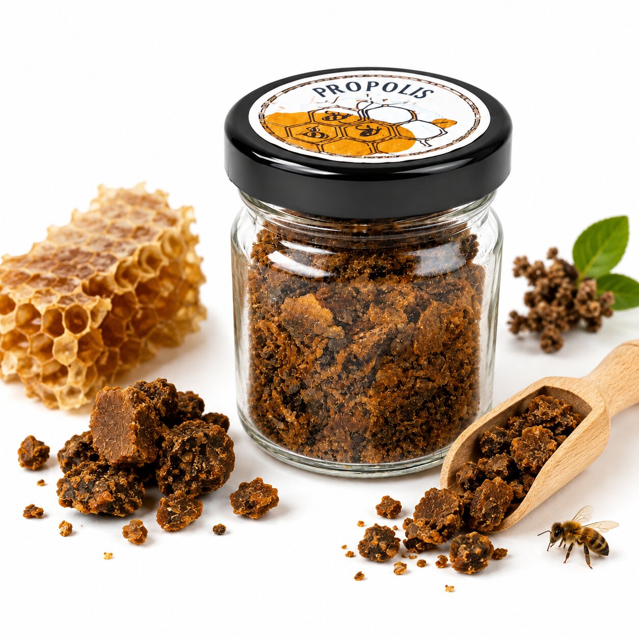 Propolis 50g Kit pszczeli - nieoczyszczony surowy - obrazek 3