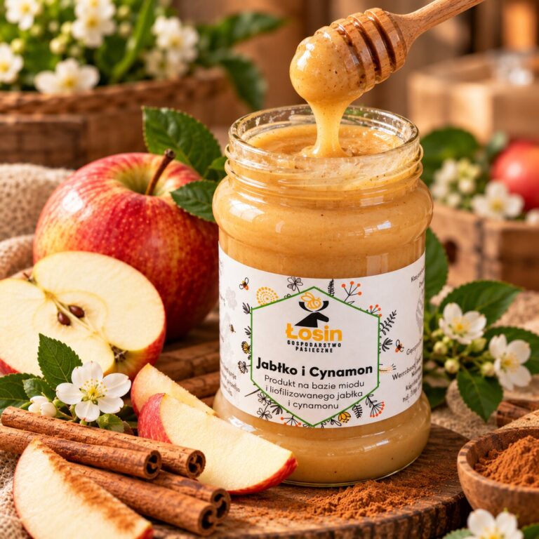 Miód z Cynamonem i Jabłkiem 315ml